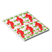 SANTA HOCKEY NOTIZBLOCK (angewinkelt)