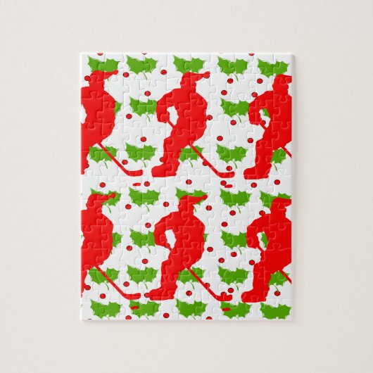 SANTA HOCKEY PUZZLE (Vertikal)