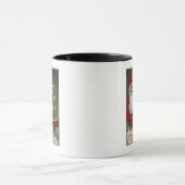 Santa Holding a Candlelit Tree Tasse (Zentrum)