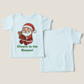 Santa Holding Reindeer Toy (Design Vorderseite & Rückseite)