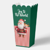 Santa Holding Reindeer Toy Geschenkschachtel (Rückseite)