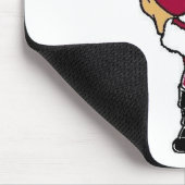 Santa Holds Toys Mousepad (Ecke)