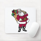 Santa Holds Toys Mousepad (Mit Mouse)