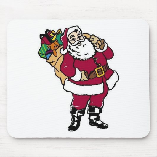 Santa Holds Toys Mousepad (Vorne)