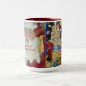 Santa Holiday 15 oz Klassische Tasse zweimal überp (Zentrum)