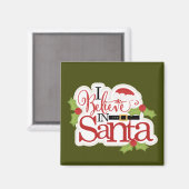 Santa Holiday Magnet (Vorderseite/Rückseite)