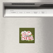 Santa Holiday Magnet (In Situ (Geschirrspüler))