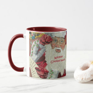 Santa Holiday Tasse "zweimal überprüfen" Klassisch
