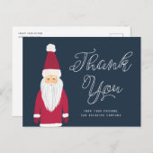 Santa Holiday Vielen Dank Postkarte (Vorne/Hinten)