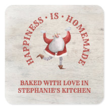 Santa Homemade gebacken mit Liebe Weihnachten
