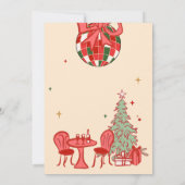 Santa Hos Funny Adult Friendsmas Weihnachts-Party Einladung (Rückseite)