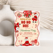 Santa Hos Funny Friendsmas Weihnachts-Party Einladung