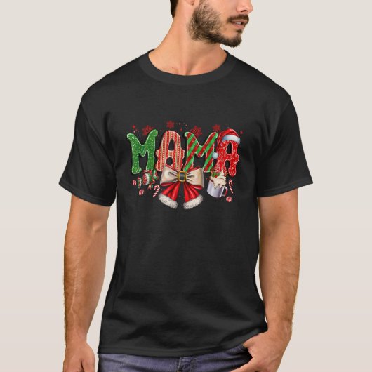 Santa Hot Cocoa T-Shirt (Vorderseite)
