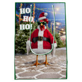 Santa Huhn Mittlere Geschenktüte (Rückseite)