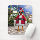 Santa Huhn Mousepad (Mit Mouse)
