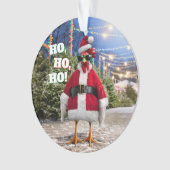 Santa Huhn Ornament (Vorderseite)