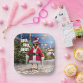 Santa Huhn Pappteller (Party)