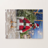 Santa-Huhn Puzzle (Horizontal)