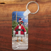 Santa Huhn Schlüsselanhänger (Rückseite)