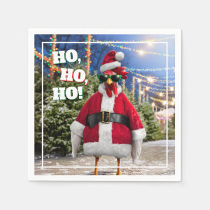 Santa Huhn Serviette