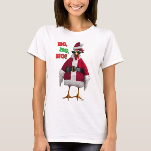 Santa Huhn T-Shirt (Vorderseite)