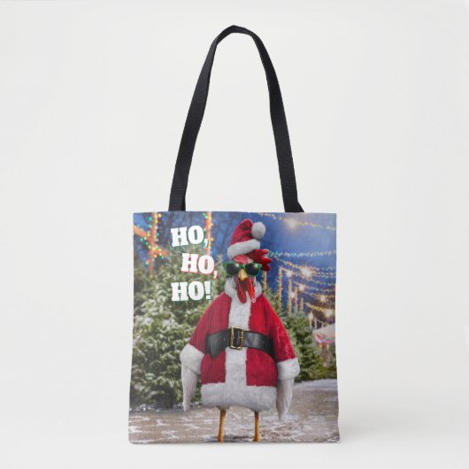 Santa Huhn Tasche (Vorderseite)