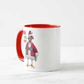 Santa Huhn Tasse (Vorderseite Links)