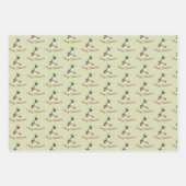 Santa Hummingbird Frohe Weihnachten Geschenkpapier Set (Vorderseite 3)