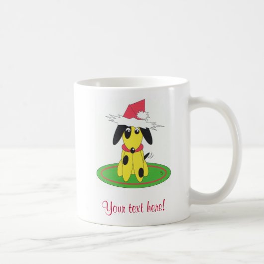 Santa Hundy - personalisiert Kaffeetasse (Rechts)
