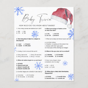 Santa Hut - Baby Trivia
