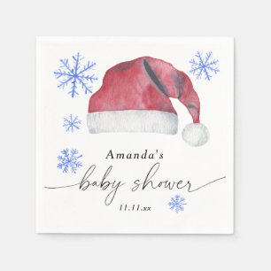 Santa Hut - Babyparty  Serviette