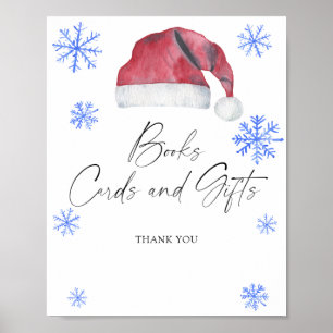 Santa Hut - BÜCHER KARTEN UND GESCHENKE Poster