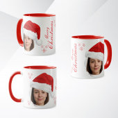Santa-Hut individuell gestalteter Fotobecher | Per Tasse