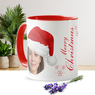 Santa-Hut individuell gestalteter Fotobecher Per Tasse