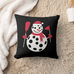 Santa Hut Schneemann Familie Weihnachten Matching  Kissen