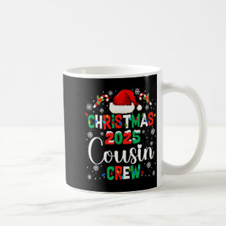 Santa Hut Weihnachten 2025 Cousin Crew Xmas passen Kaffeetasse