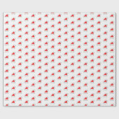 Santa-Hut-Weihnachtspapier Geschenkpapier (Flach)