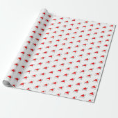 Santa-Hut-Weihnachtspapier Geschenkpapier (Ungerollt)