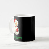Santa I Saw That Funny Christmas Santa's Watching Kaffeetasse (Vorderseite Links)