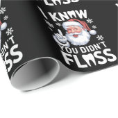 Santa I weißt, dass du Zahnärzte nicht entzündlich Geschenkpapier (Rolleneckpunkt)