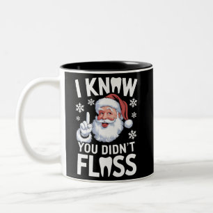 Santa I weißt, dass du Zahnärzte nicht entzündlich Zweifarbige Tasse