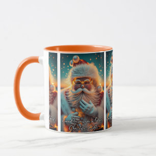 Santa: Ich bin damit beschäftigt, Weihnachtsgesche Tasse