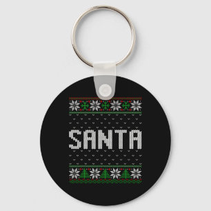 Santa Ich bin so gut Santa Came zweimal Paare Ugly Schlüsselanhänger