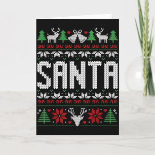 Santa ich bin so gut, Santa kam zweimal passendes  Karte