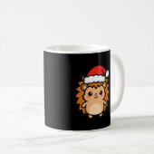 Santa Igel Weihnachten Kaffeetasse (VorderseiteRechts)