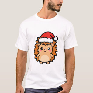 Santa Igel Weihnachten T-Shirt