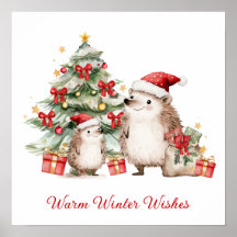Santa Igel Weihnachtswünsche