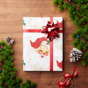Santa im Hut Geschenkpapier
