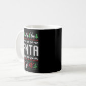 Santa I'm So Good Santa Came Twice Matching Couple Kaffeetasse (Vorderseite Links)