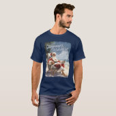 Santa im Sommerparadies T-Shirt (Vorne ganz)